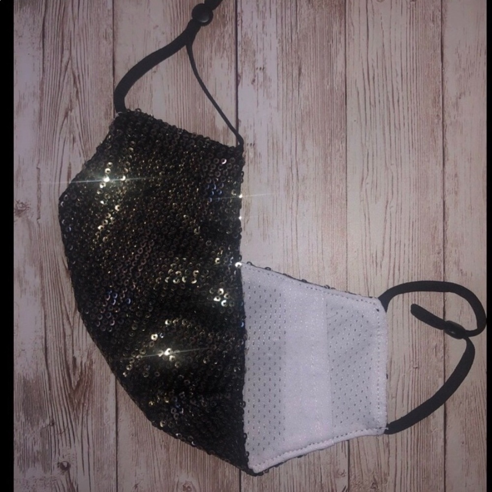 2-pcs Sequin Face Masks - Picture 16 of 16